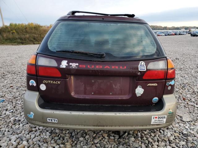 4S3BH6756Y7672234 - 2000 SUBARU LEGACY OUTBACK AWP 栗色 照片 6