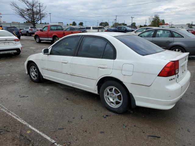 JHMES96645S014543 - 2005 HONDA CIVIC HYBRID WHITE photo 2