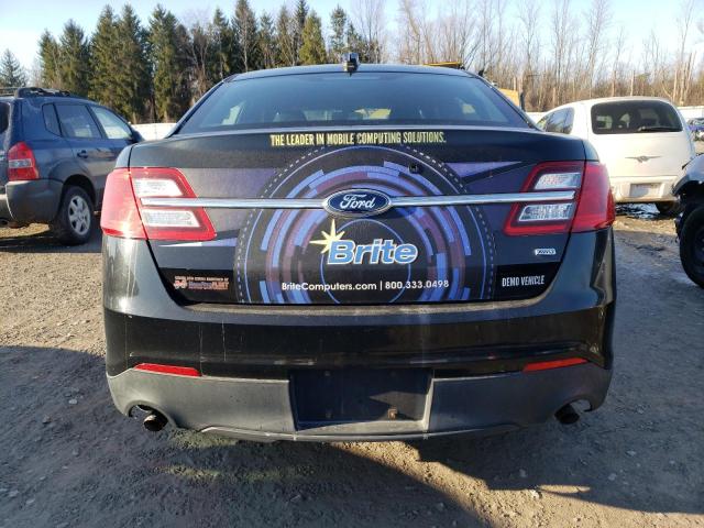 1FAHP2M8XDG169813 - 2013 FORD TAURUS POLICE INTERCEPTOR BLACK photo 6