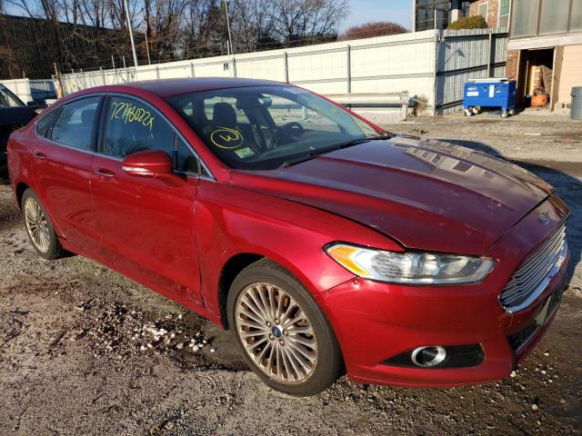 3FA6P0K91FR268216 - 2015 FORD FUSION TITANIUM RED photo 4