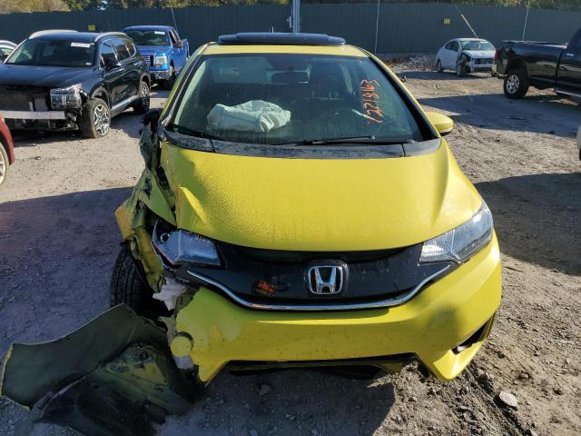 3HGGK5H87FM749479 - 2015 HONDA FIT EX YELLOW photo 5