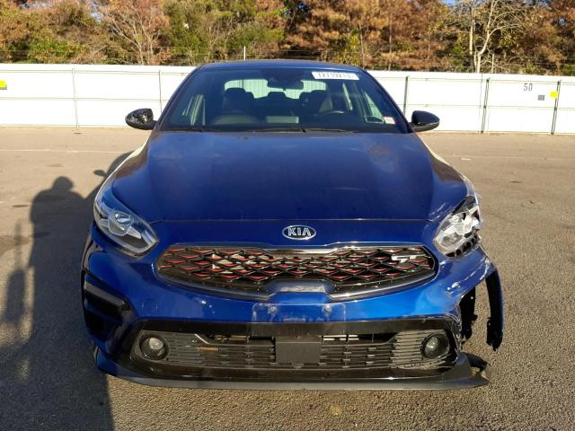 3KPF44ACXME275595 - 2021 KIA FORTE GT BLUE photo 5