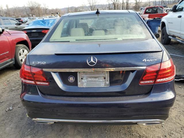 WDDHF8JB4EB046089 - 2014 MERCEDES-BENZ E 350 4MATIC BLUE photo 6