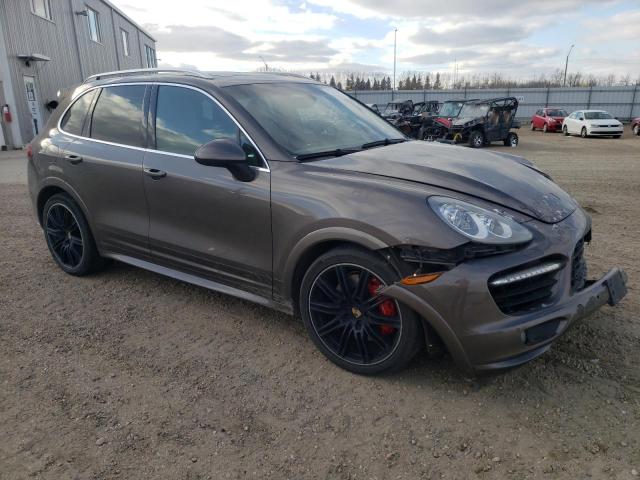 WP1AC2A22DLA91041 - 2013 PORSCHE CAYENNE TURBO BROWN photo 4