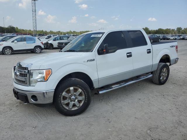 1FTFW1EF4EFB69082 - 2014 FORD F-150 SUPERCREW WHITE photo 1