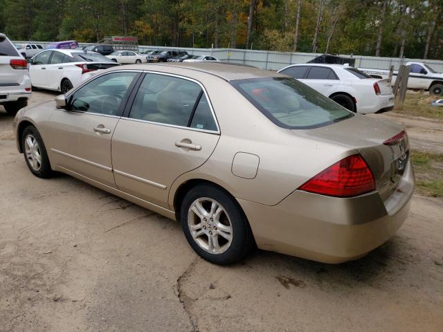 1HGCM56767A187852 - 2007 HONDA ACCORD EX GOLD photo 2