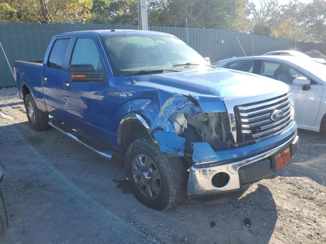 1FTFW1EV2AFD68651 - 2010 FORD F150 SUPERCREW BLUE photo 4