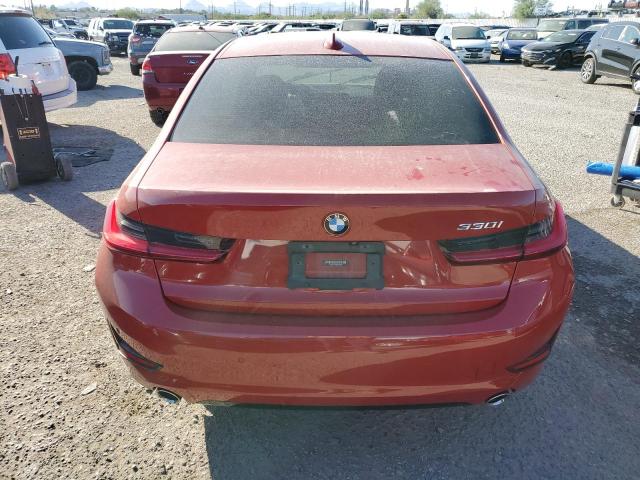 3MW5R1J00M8C09196 - 2021 BMW 330I RED photo 6