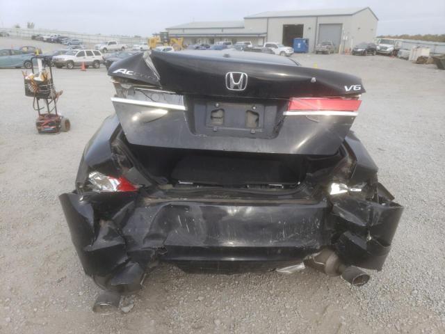 1HGCP3F83BA022130 - 2011 HONDA ACCORD EXL BLACK photo 6