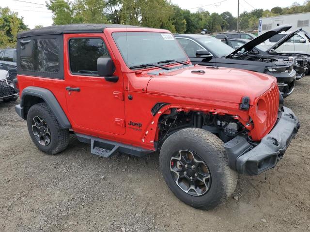 1C4GJXAN8MW721801 - 2021 JEEP WRANGLER SPORT RED photo 4