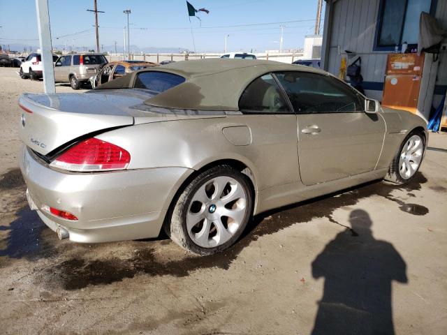 WBAEK73465B324117 - 2005 BMW 645 CI AUTOMATIC BEIGE photo 3