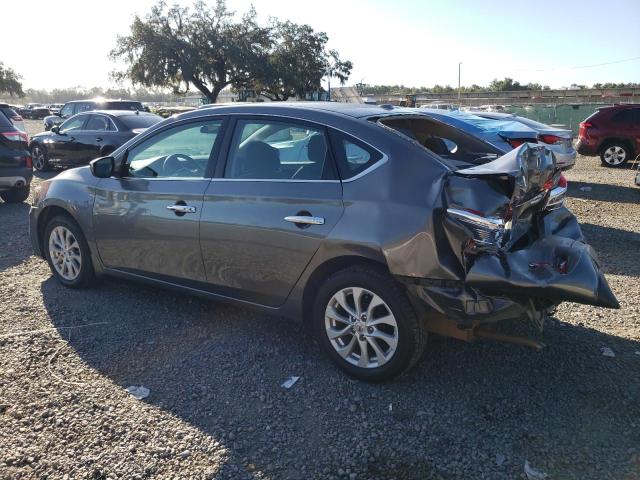 3N1AB7AP2KY272614 - 2019 NISSAN SENTRA S SILVER photo 2