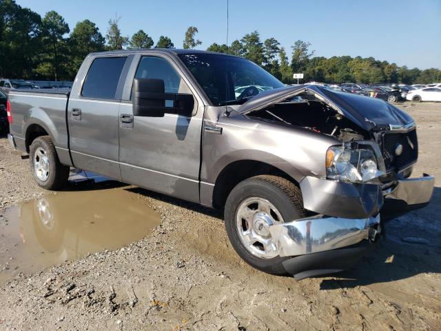 1FTRW12W97KD14905 - 2007 FORD F150 SUPERCREW GRAY photo 4