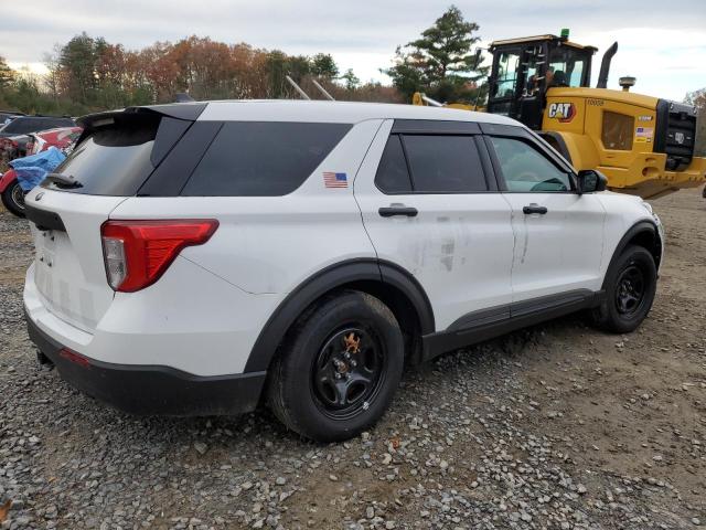 1FM5K8AB8NGB51001 - 2022 FORD EXPLORER POLICE INTERCEPTOR WHITE photo 3