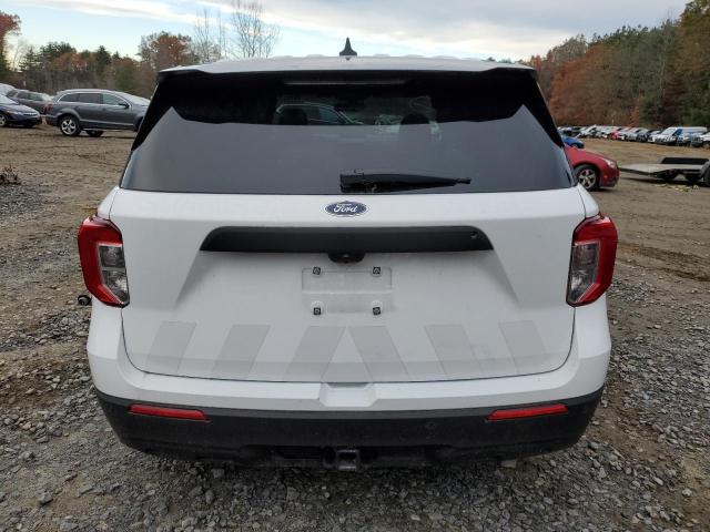 1FM5K8AB8NGB51001 - 2022 FORD EXPLORER POLICE INTERCEPTOR WHITE photo 6