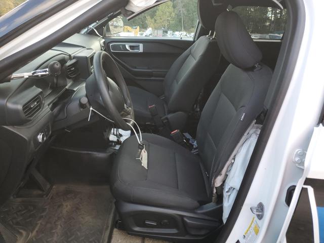 1FM5K8AB8NGB51001 - 2022 FORD EXPLORER POLICE INTERCEPTOR WHITE photo 7