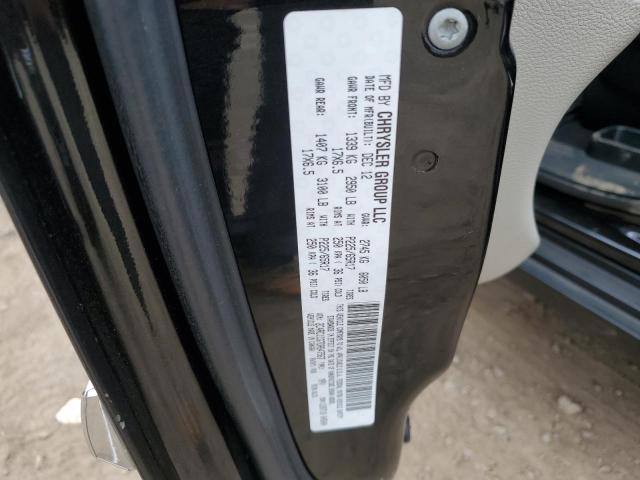 2C4RC1CG7DR647567 - 2013 CHRYSLER TOWN & COU TOURING L BLACK photo 13