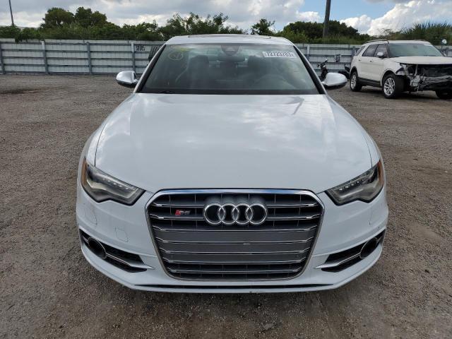 WAUF2AFC0DN122262 - 2013 AUDI S6 WHITE photo 5