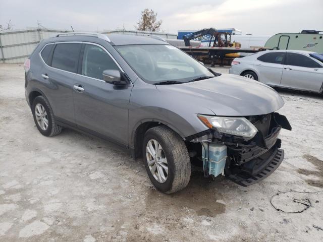 KNMAT2MT4FP527874 - 2015 NISSAN ROGUE S GRAY photo 4