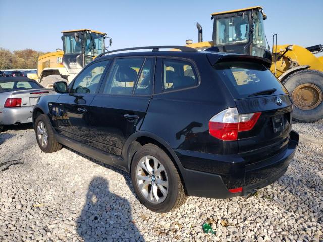 WBXPC9C41AWJ38270 - 2010 BMW X3 XDRIVE30I BLACK photo 2