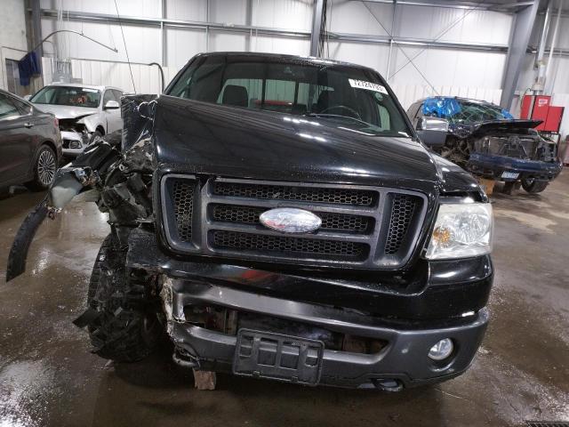 1FTPW04538KB94445 - 2008 FORD F150 SUPERCREW BLACK photo 5