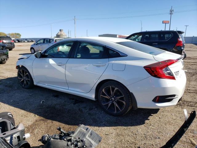 19XFC2F86KE037378 - 2019 HONDA CIVIC SPORT თეთრი ფოტო 2