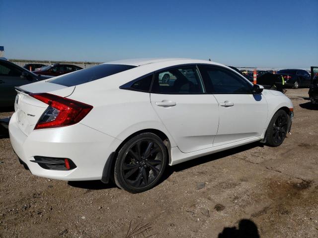 19XFC2F86KE037378 - 2019 HONDA CIVIC SPORT თეთრი ფოტო 3