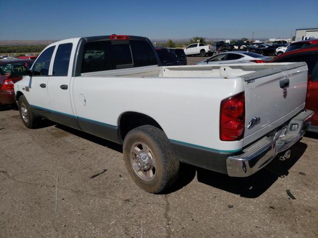 3D7KR28T79G508862 - 2009 DODGE RAM 2500 WHITE photo 3