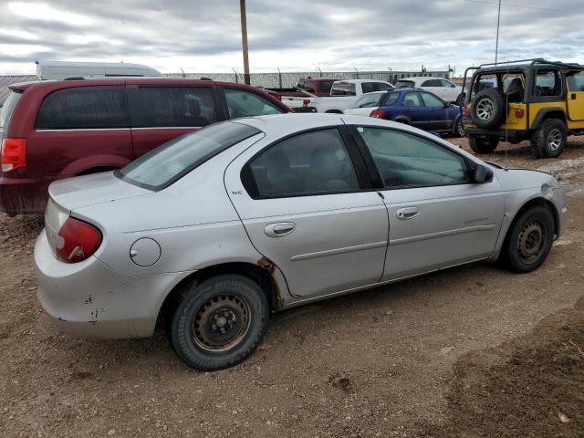 1B3ES46C21D192591 - 2001 DODGE NEON SE SILVER photo 3