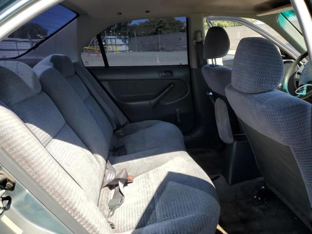 2HGEJ6614YH589021 - 2000 HONDA CIVIC BASE BLUE photo 10