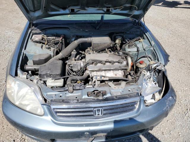 2HGEJ6614YH589021 - 2000 HONDA CIVIC BASE BLUE photo 11