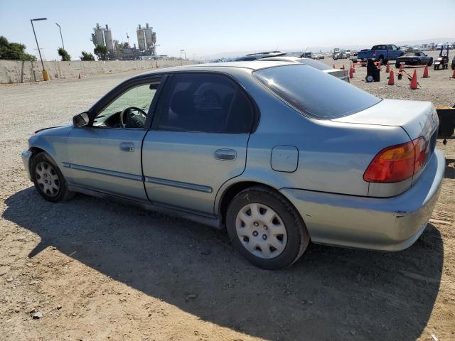 2HGEJ6614YH589021 - 2000 HONDA CIVIC BASE BLUE photo 2