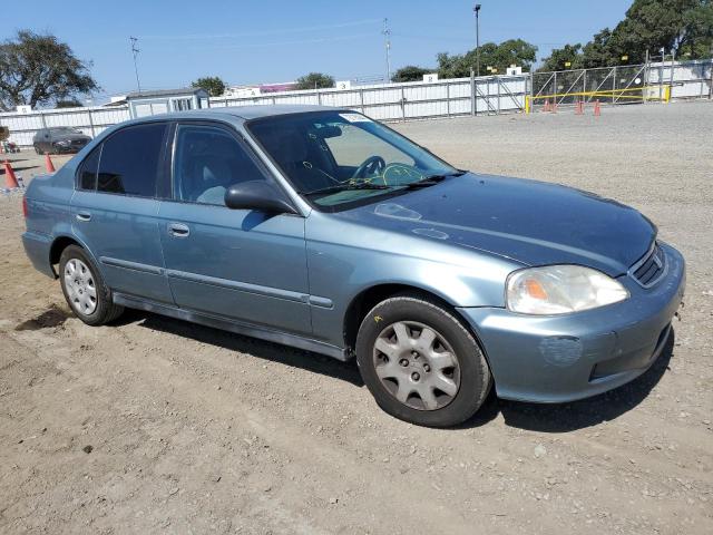 2HGEJ6614YH589021 - 2000 HONDA CIVIC BASE BLUE photo 4
