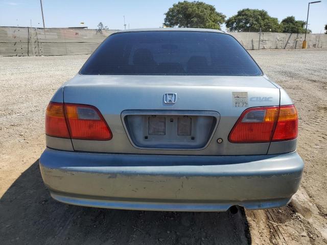 2HGEJ6614YH589021 - 2000 HONDA CIVIC BASE BLUE photo 6