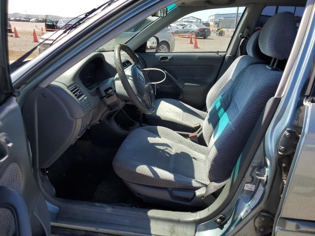 2HGEJ6614YH589021 - 2000 HONDA CIVIC BASE BLUE photo 7