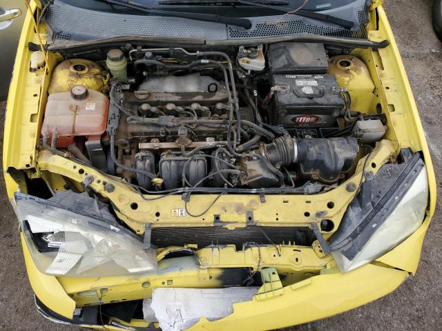 3FAFP37N45R120504 - 2005 FORD FOCUS ZX5 YELLOW photo 7