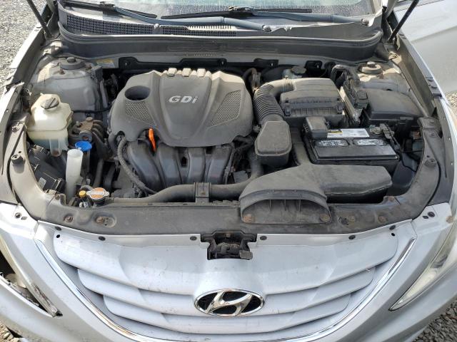 5NPEB4AC3CH462706 - 2012 HYUNDAI SONATA GLS SILVER photo 11