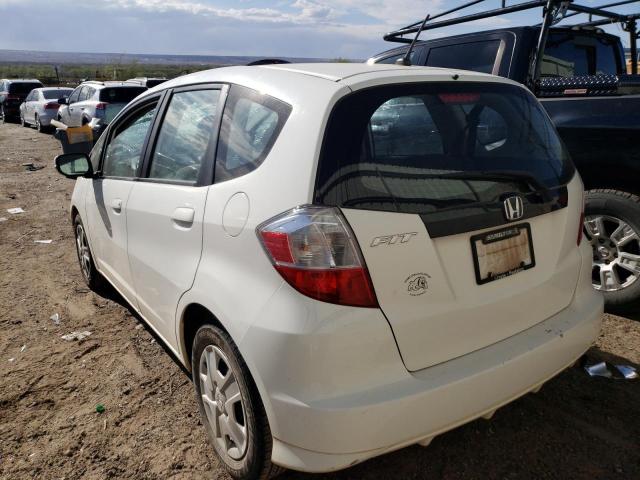 JHMGE8H32DC080479 - 2013 HONDA FIT WHITE photo 2