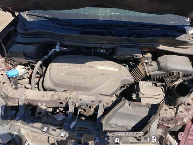 5FPYK3F70KB006833 - 2019 HONDA RIDGELINE RTL Марун фото 11