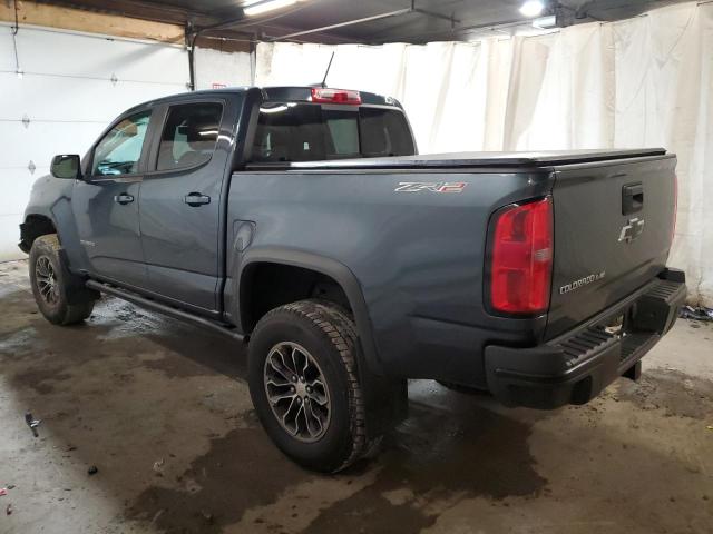 1GCGTEEN3K1181924 - 2019 CHEVROLET COLORADO ZR2 BLUE photo 2