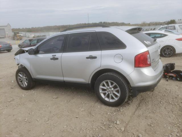 2FMDK3GC8DBB69907 - 2013 FORD EDGE SE SILVER photo 2