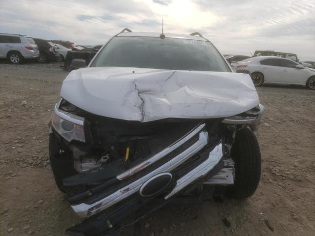 2FMDK3GC8DBB69907 - 2013 FORD EDGE SE SILVER photo 5