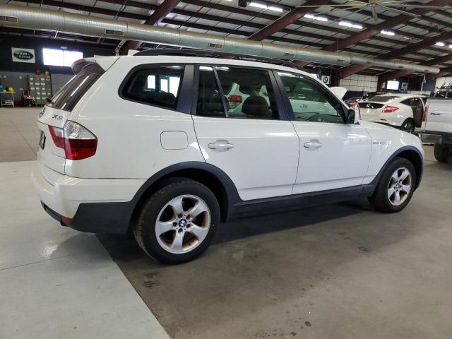 WBXPC93468WJ22432 - 2008 BMW X3 3.0SI WHITE photo 3