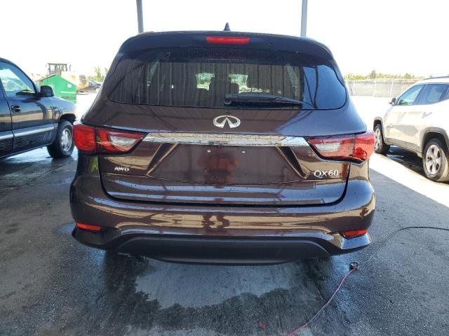 5N1DL0MM4LC519587 - 2020 INFINITI QX60 LUXE BROWN photo 6