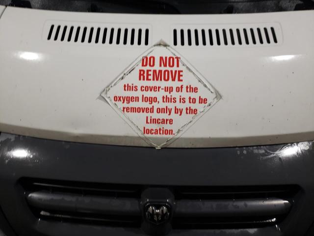 3C6URVHG9JE116934 - 2018 RAM PROMASTER 3500 HIGH თეთრი ფოტო 11