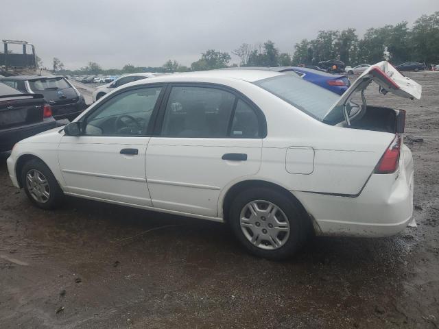 2HGES16511H517332 - 2001 HONDA CIVIC LX WHITE photo 2