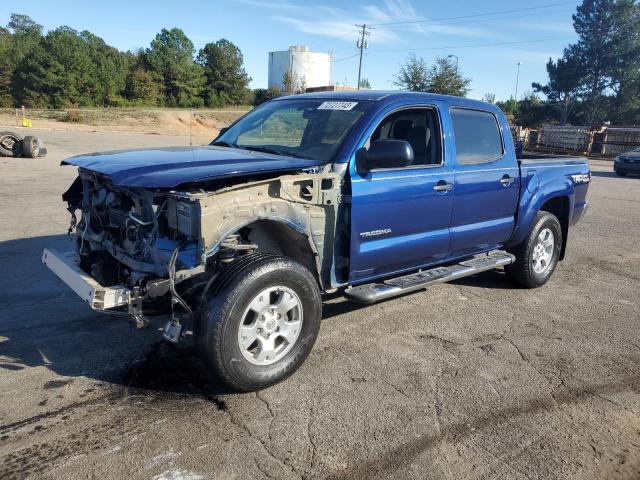 5TFJU4GN3EX058541 - 2014 TOYOTA TACOMA DOUBLE CAB PRERUNNER BLUE photo 1