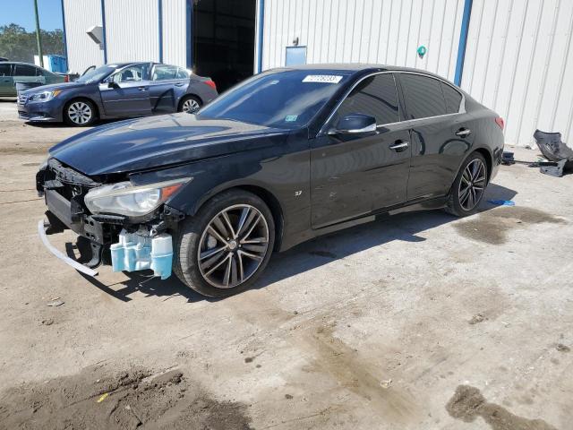 JN1BV7AP7EM677578 - 2014 INFINITI Q50 BASE BLACK photo 1