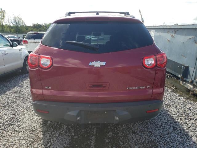 1GNKVJED8CJ337856 - 2012 CHEVROLET TRAVERSE LT RED photo 6