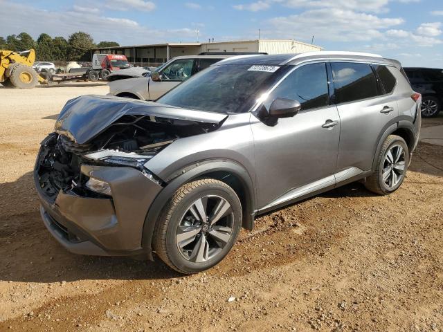 5N1AT3CA1MC748340 - 2021 NISSAN ROGUE SL GRAY photo 1